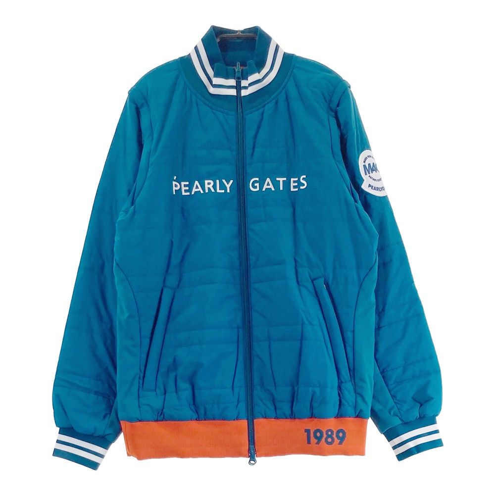 サイズ：1 PEARLY GATES パーリーゲイツ 2WAY リバーシブル中綿ジャケット ブルー系 [240101615254] ゴルフウェア レディース ストスト
