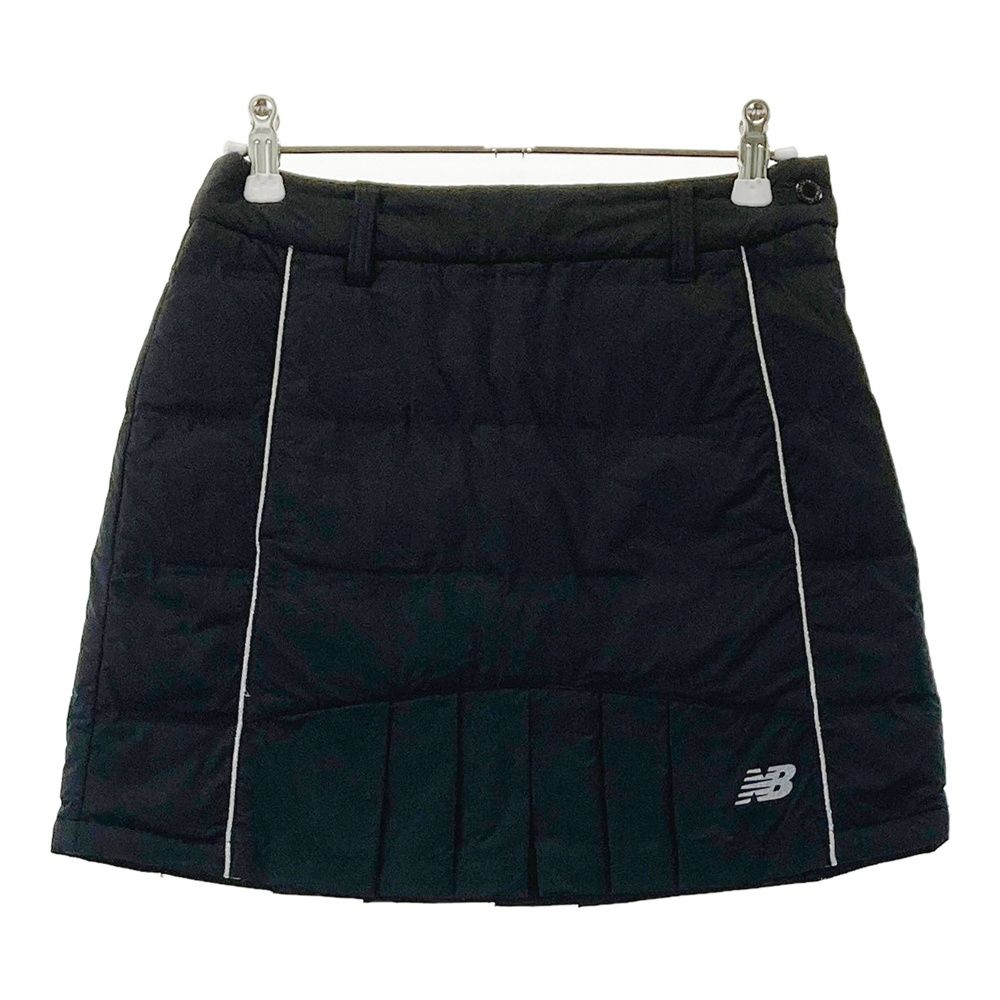 サイズ：00 NEW BALANCE GOLF ニューバランス 中綿 裾プリーツ スカート ブラック系 [240101654568] ゴルフウェア レディース ストスト