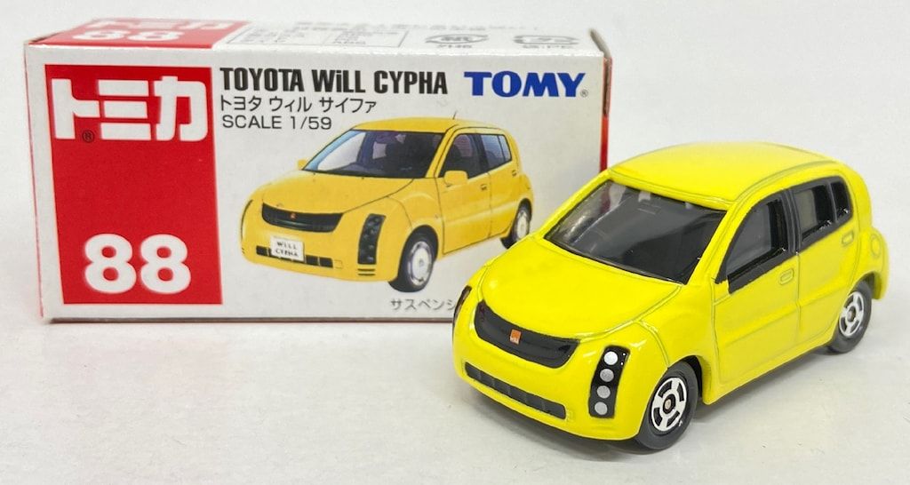 トミー トミカ赤箱中国製 トヨタ ウィル サイファ 88 - メルカリ