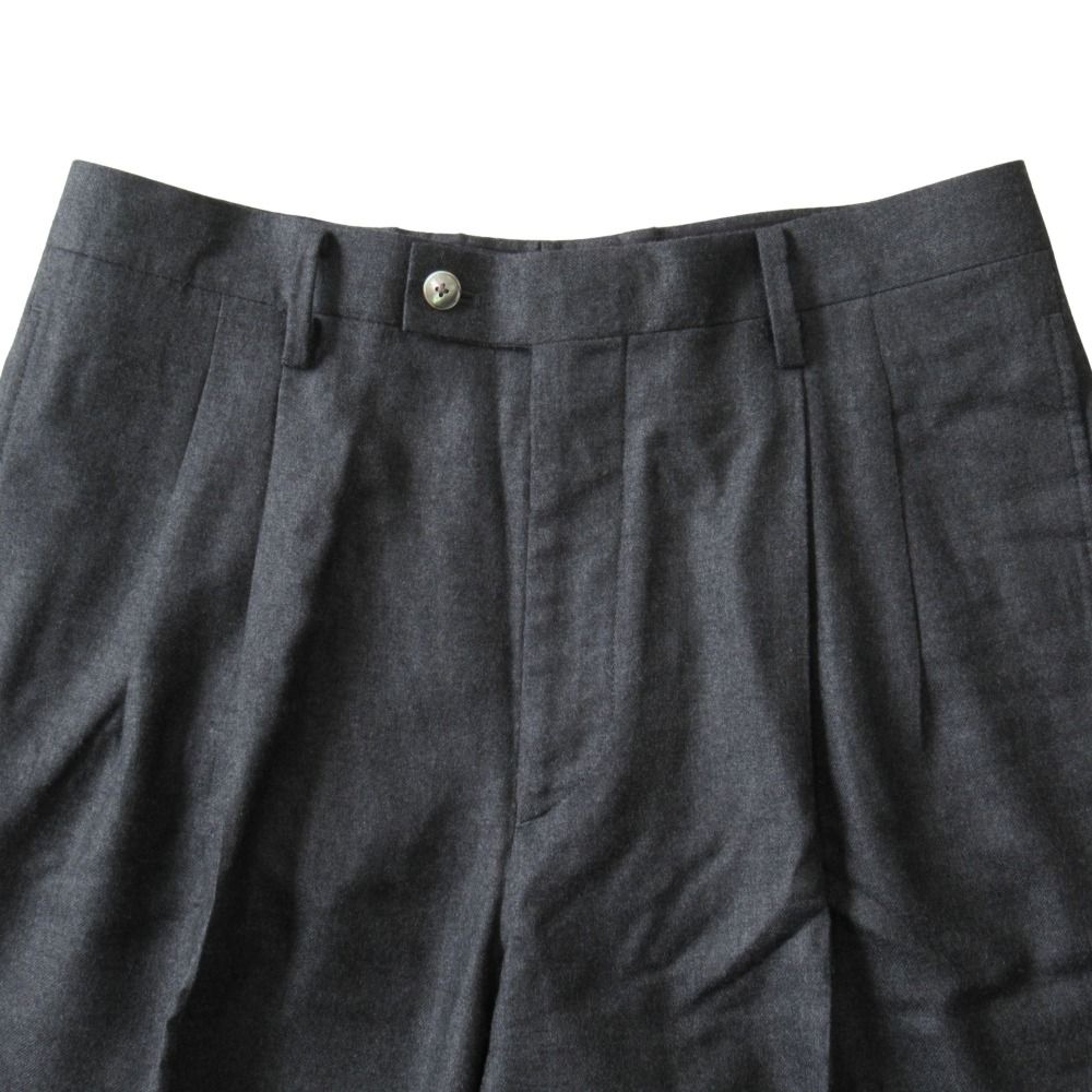 美品 AURALEE オーラリー 25AW スーパーライト ウール 2タック スラックス パンツ サイズ3 チャコールグレー メンズ 古着 中古 USED 美品 AURALEE オーラリー 25AW スーパーライト ウール 2タック