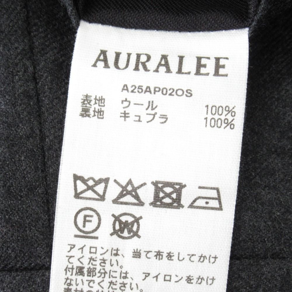 美品 AURALEE オーラリー 25AW スーパーライト ウール 2タック
