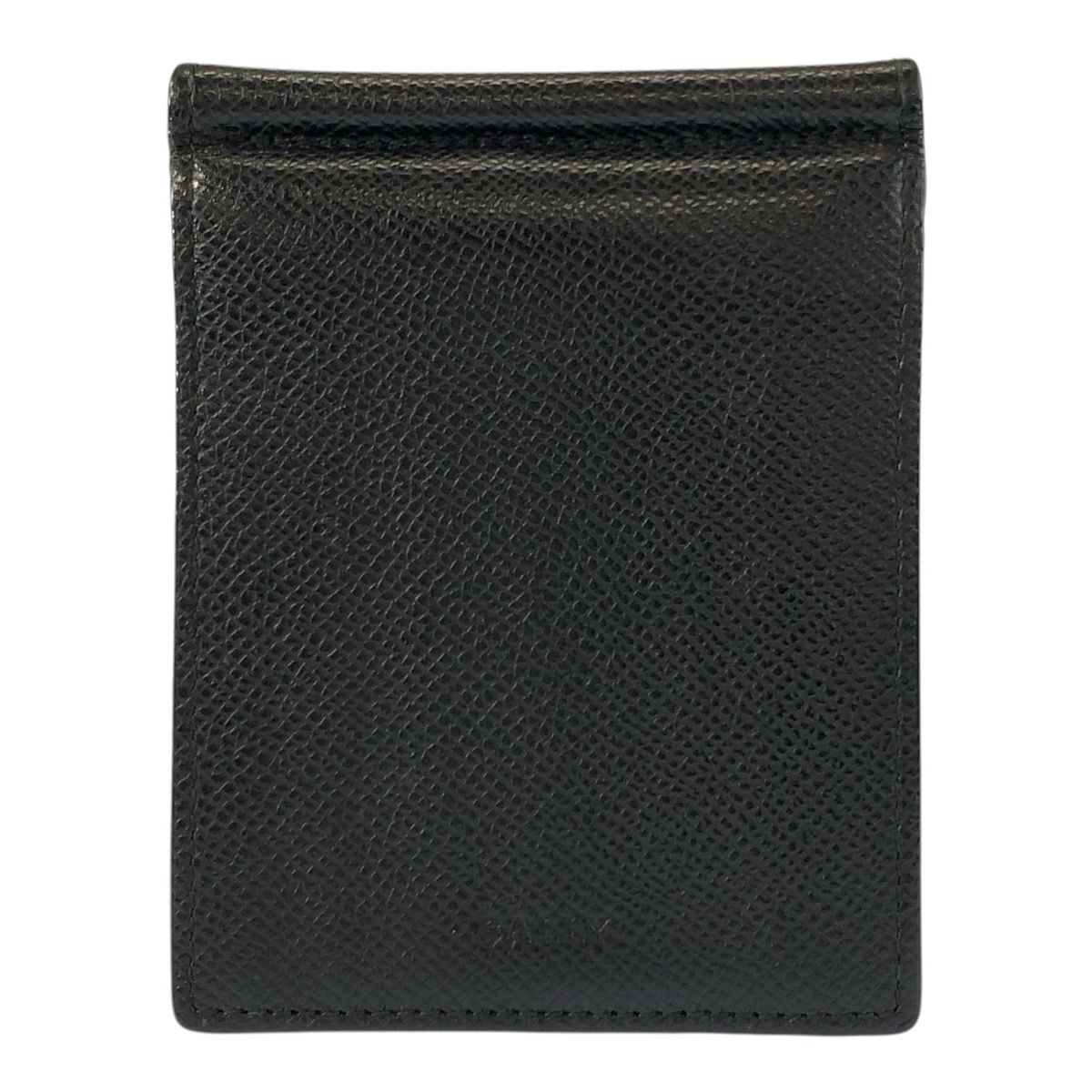 美品 BALLY バリー ブラック 黒 シルバー金具 レザー カードケース 