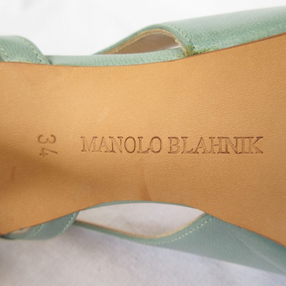 良品 MANOLO BLAHNIK マノロブラニク ポインテッドトゥ スリングバック