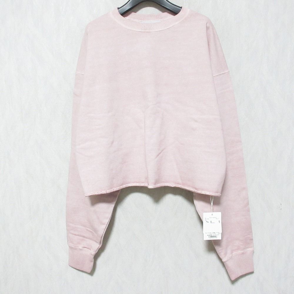 未使用 25SS ETRE TOKYO エトレトウキョウ カットオフスウェットトレーナー プルオーバー 1225112013 F ピンク レディース 古着 中古 USED