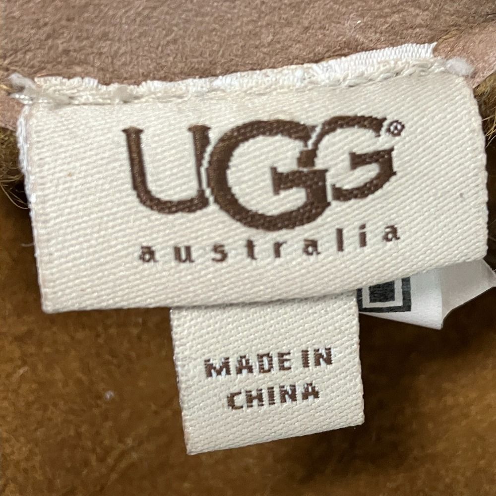美品 UGG アグ ムートングローブ ミトン 手袋 S/M ブラウン レディース