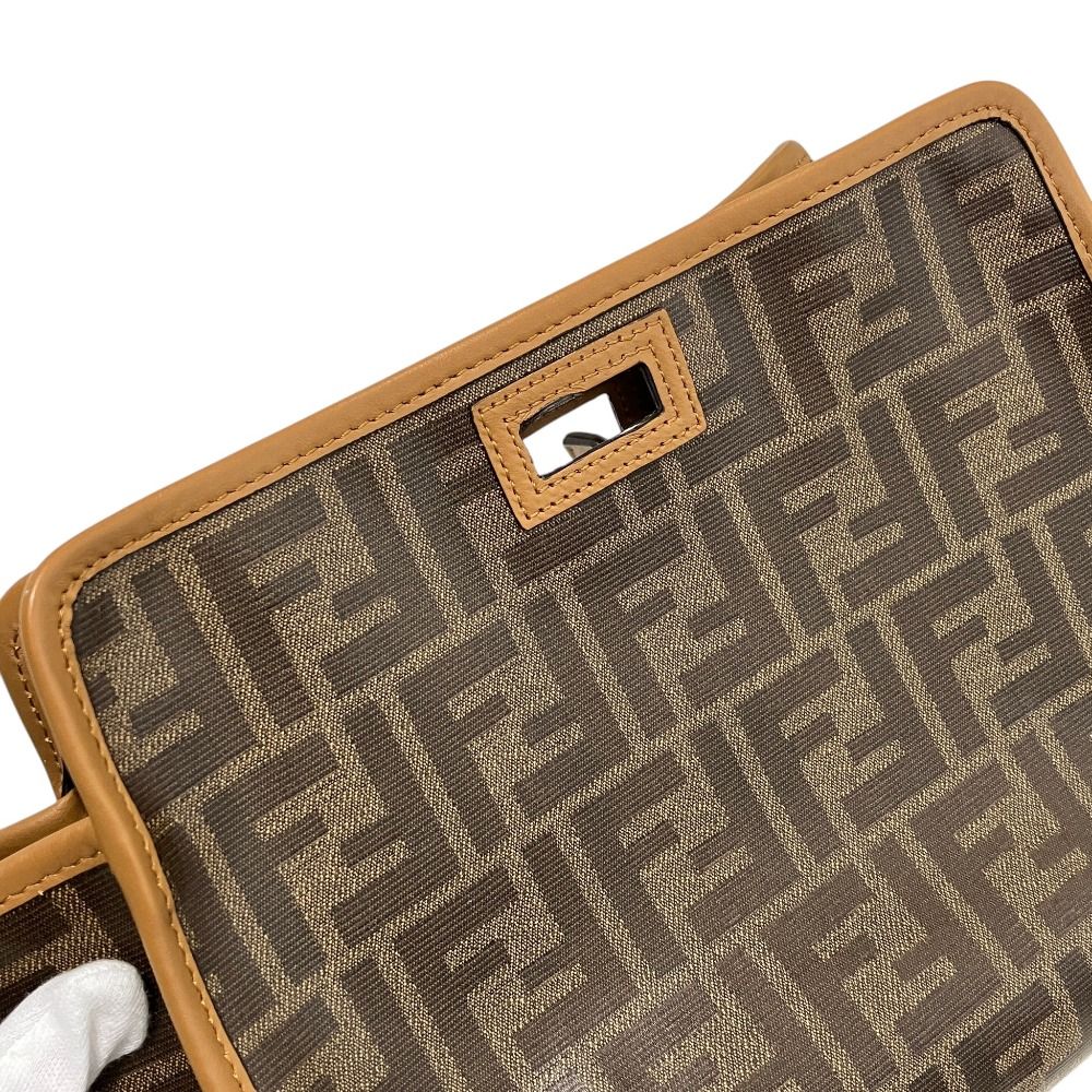 美品 FENDI フェンディ ピーカブーディフェンダー ズッカ柄 バッグ