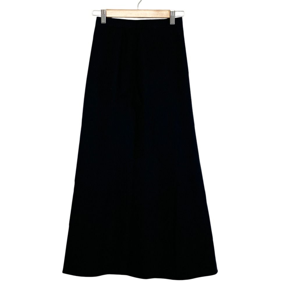トリココムデギャルソン　AD1999　ロングスカート　シルク混　黒　黄色　S 美品 tricot COMME des GARCONS トリココムデギャルソン AD1999 ウール