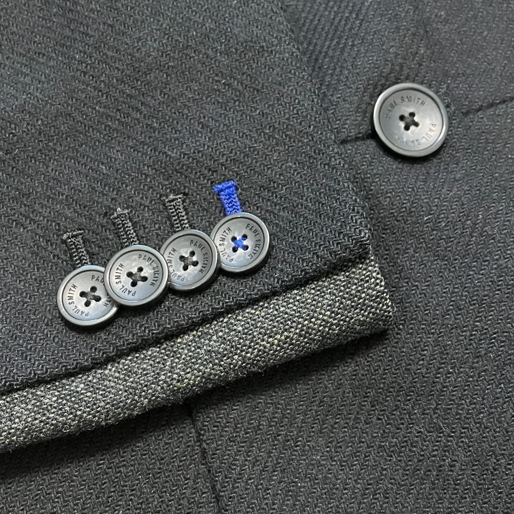 美品 Paul Smith ポールスミス ブラックレーベル MOON社生地
