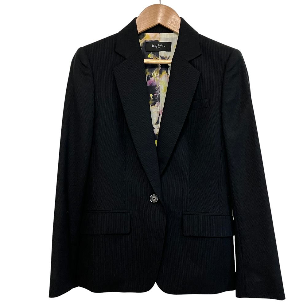 良品 Paul Smith ポールスミス ブラックレーベル 裏地フラワープリント