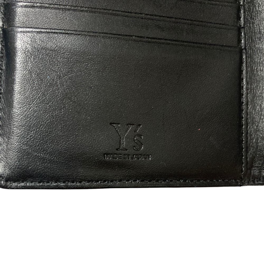 良品 Y's Yohji Yamamoto ワイズ ヨウジヤマモト レザー がま口 二