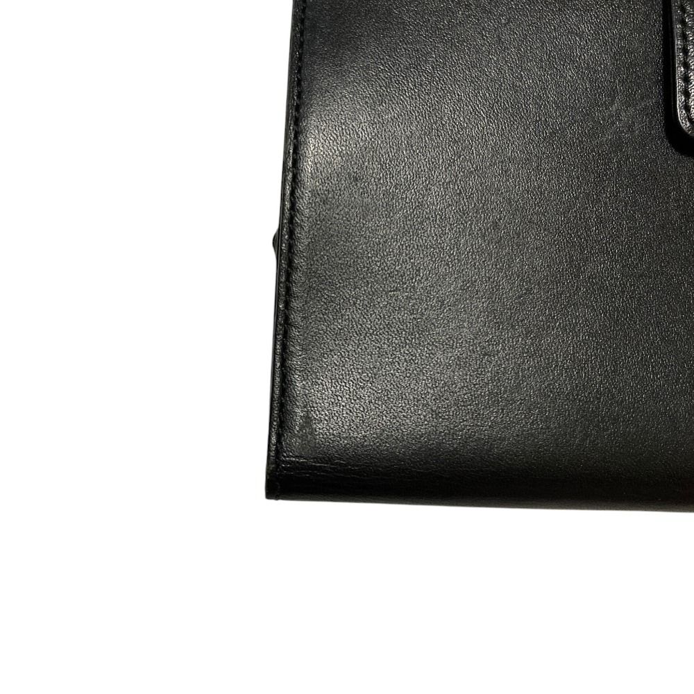 良品 Y's Yohji Yamamoto ワイズ ヨウジヤマモト レザー がま口 二