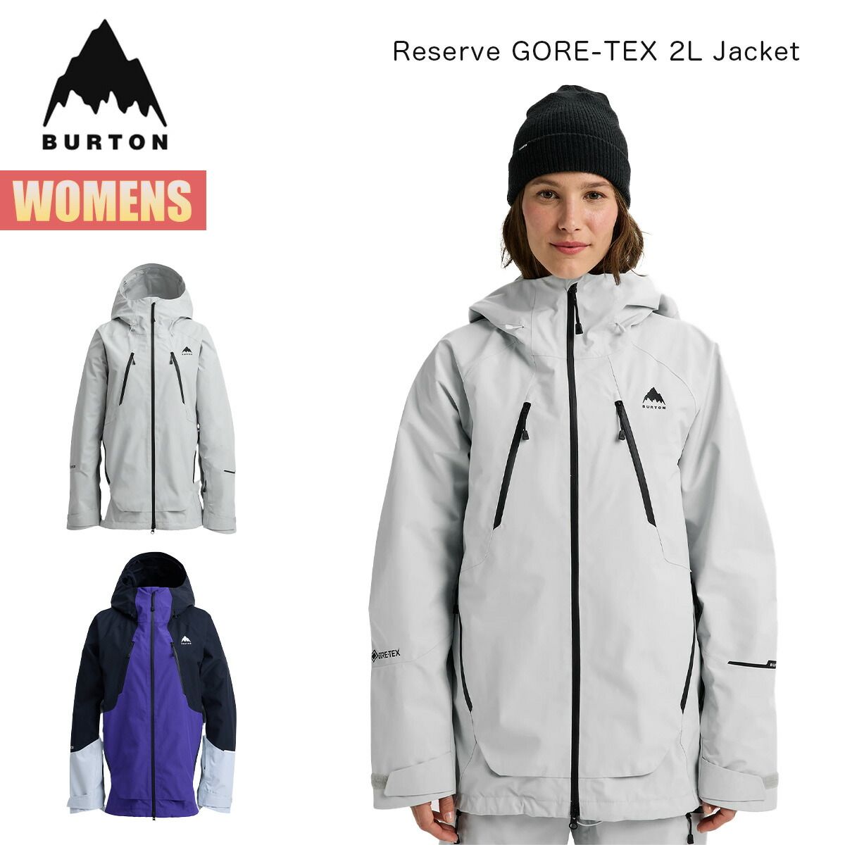バートン スノーボードウェア レディース ジャケット 25-26 Burton リザーブ ゴアテックス 2レイヤー W26JP-302421 Womens Reserve GORE-TEX 2L Jacket ウィメンズ スキー 2025-2026 正規品
