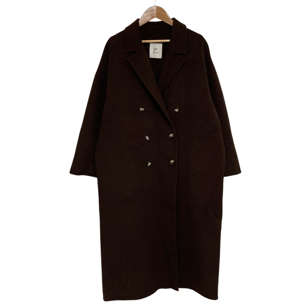 1er Arrondissement ダブルビーバーチェスターコート　36 美品 1er Arrondissement プルミエアロンディスモン ダブルビーバー