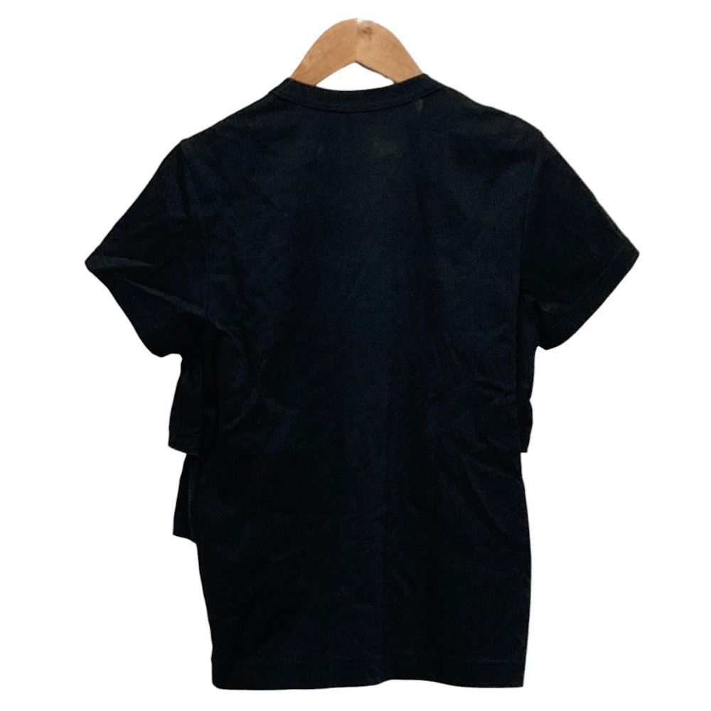 [02AW]コムデギャルソン　フリルカットソー　ノワールケイニノミヤ　ブラック 良品 noir kei ninomiya ノワールケイニノミヤ コムデギャルソン