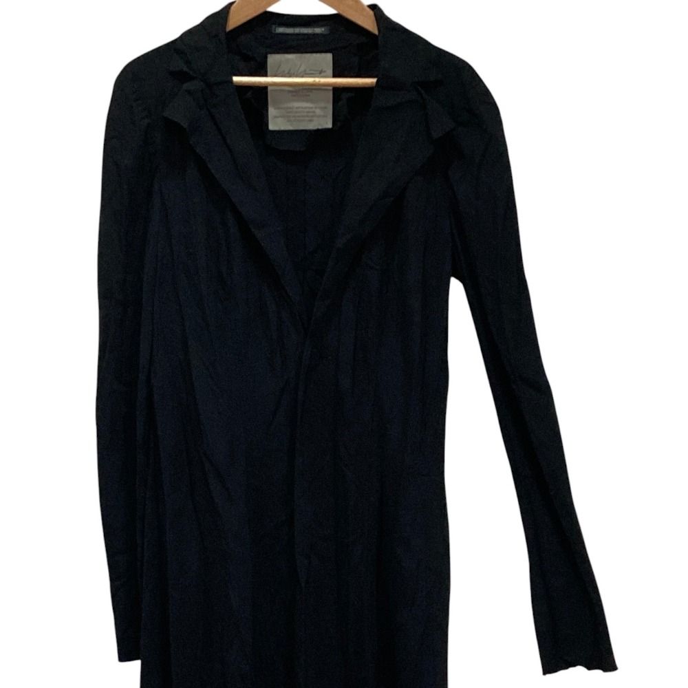 美品 Yohji Yamamoto ヨウジヤマモト スプリングロングジャケット FD