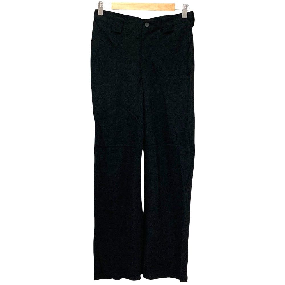 美品 Yohji Yamamoto ヨウジヤマモト ストレッチ テンセルパンツ FD-P17-200 サイズ1 ブラック レディース 古着 中古 USED