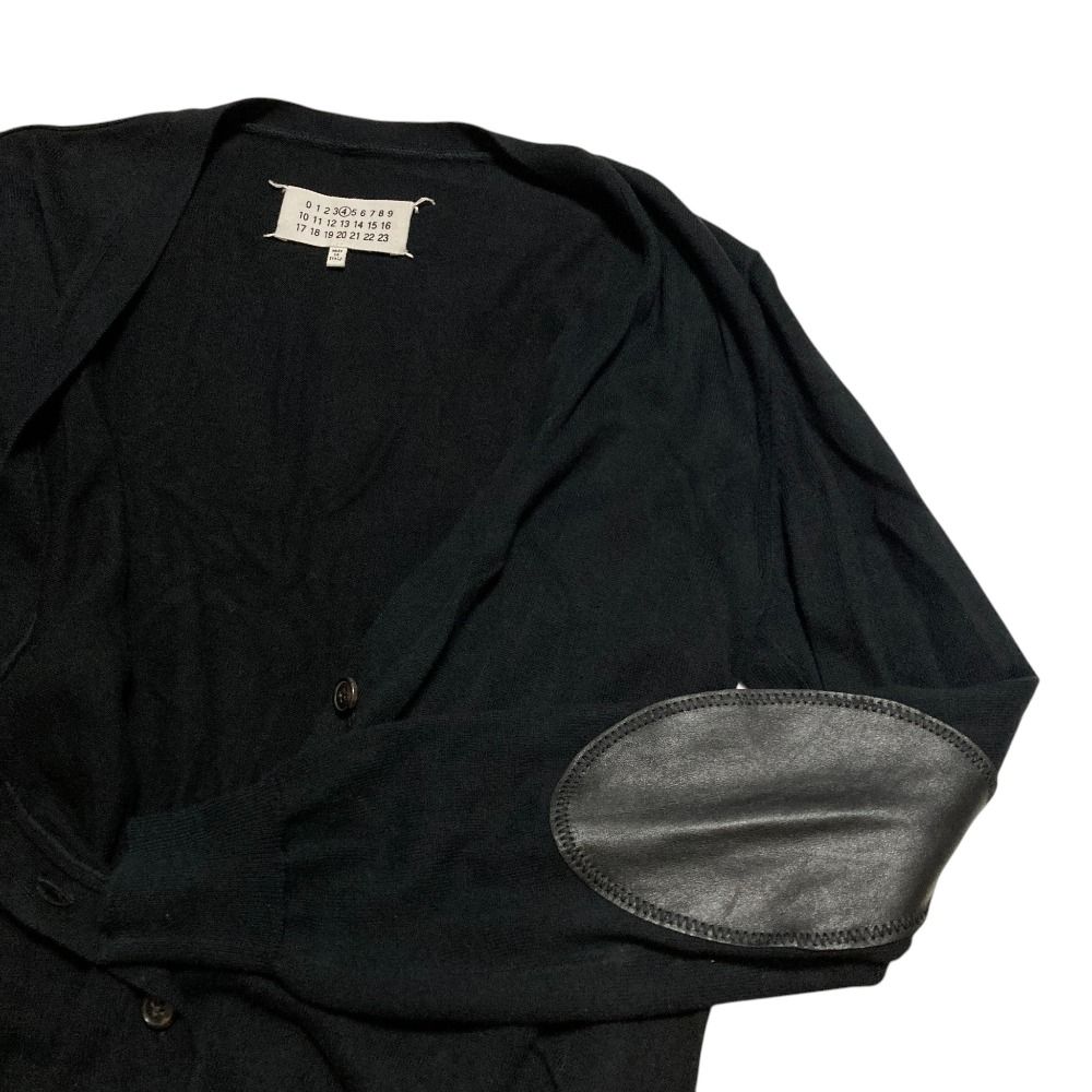 良品 Maison Margiela 4 メゾンマルジェラ エルボーパッチ Vネック