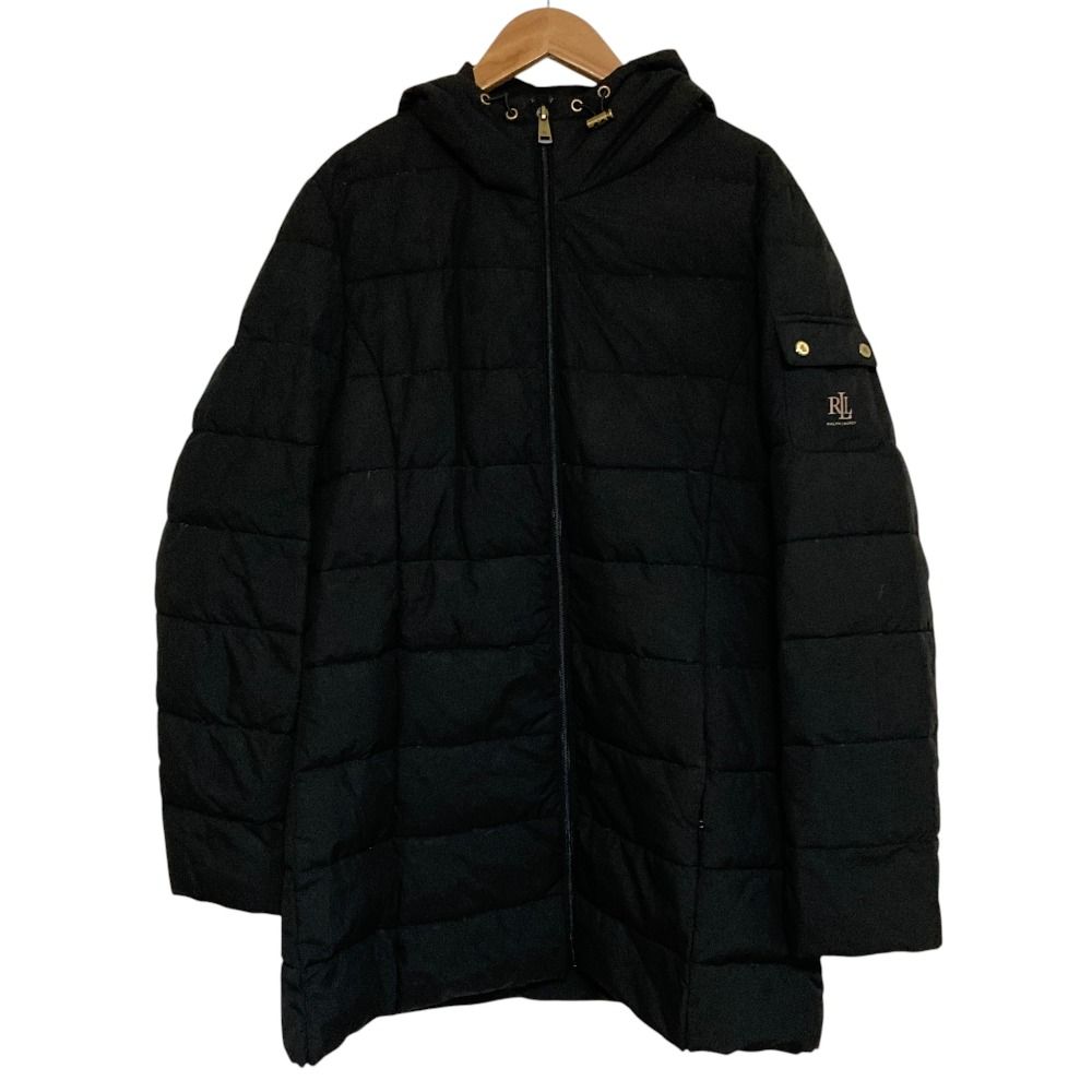 良品 LAUREN RALPH LAUREN ローレンラルフローレン フーデッド ダウン