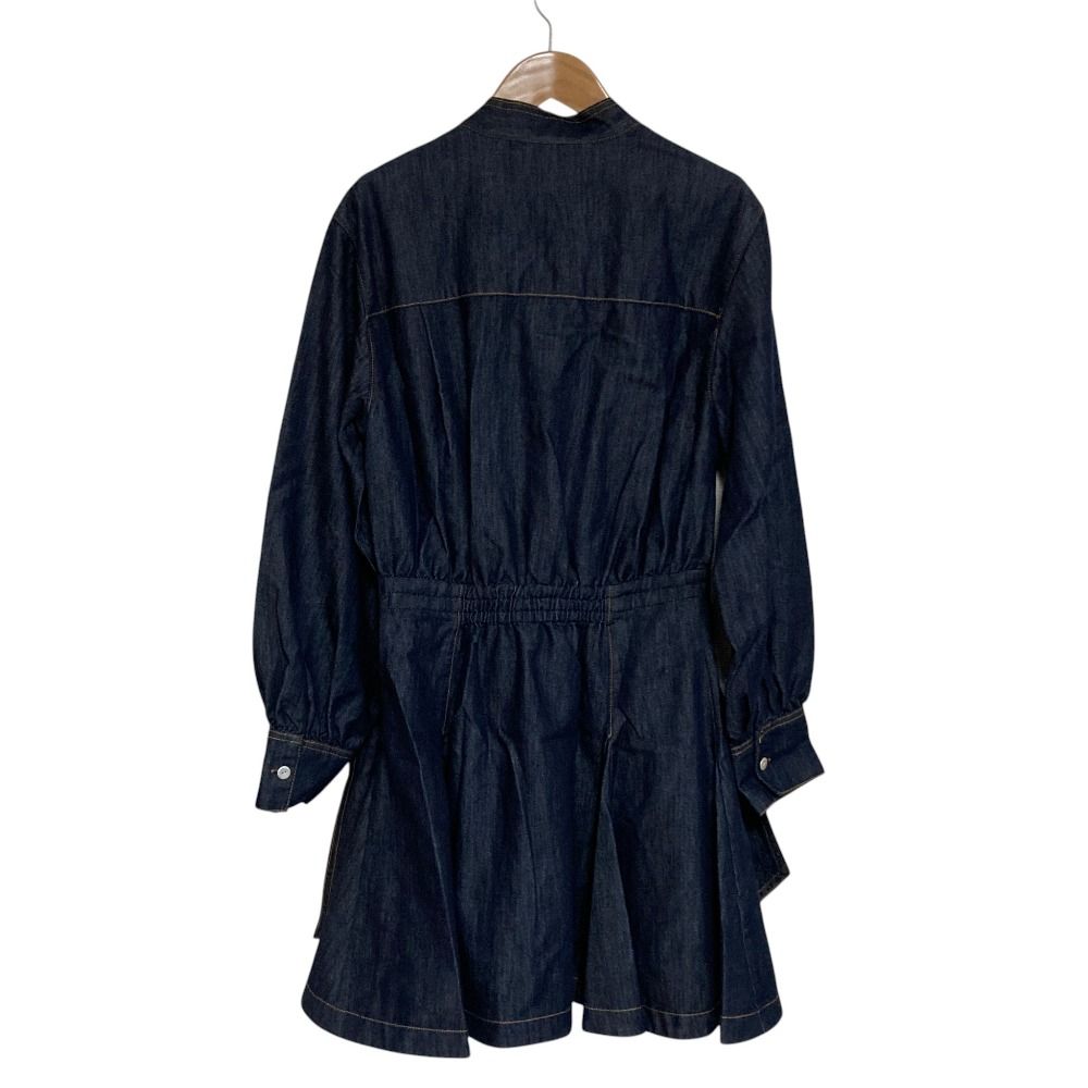 美品 26SS Rirandture リランドチュール デニムボウタイミニワンピース
