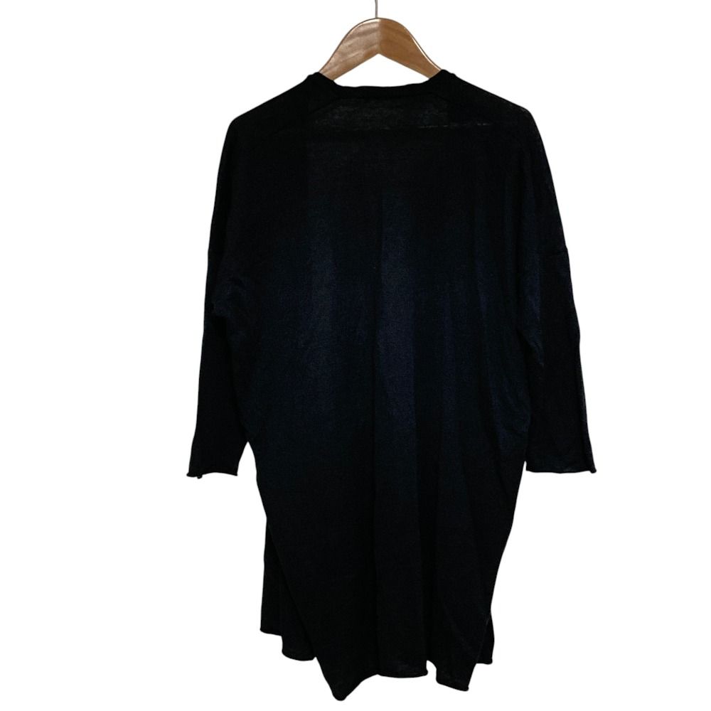 美品 evam eva エヴァムエヴァ linen robe リネン ニット カーディガン