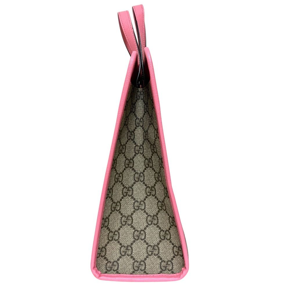 良品 GUCCI グッチ チルドレンズ GGスプリーム 3Dストロベリー トート