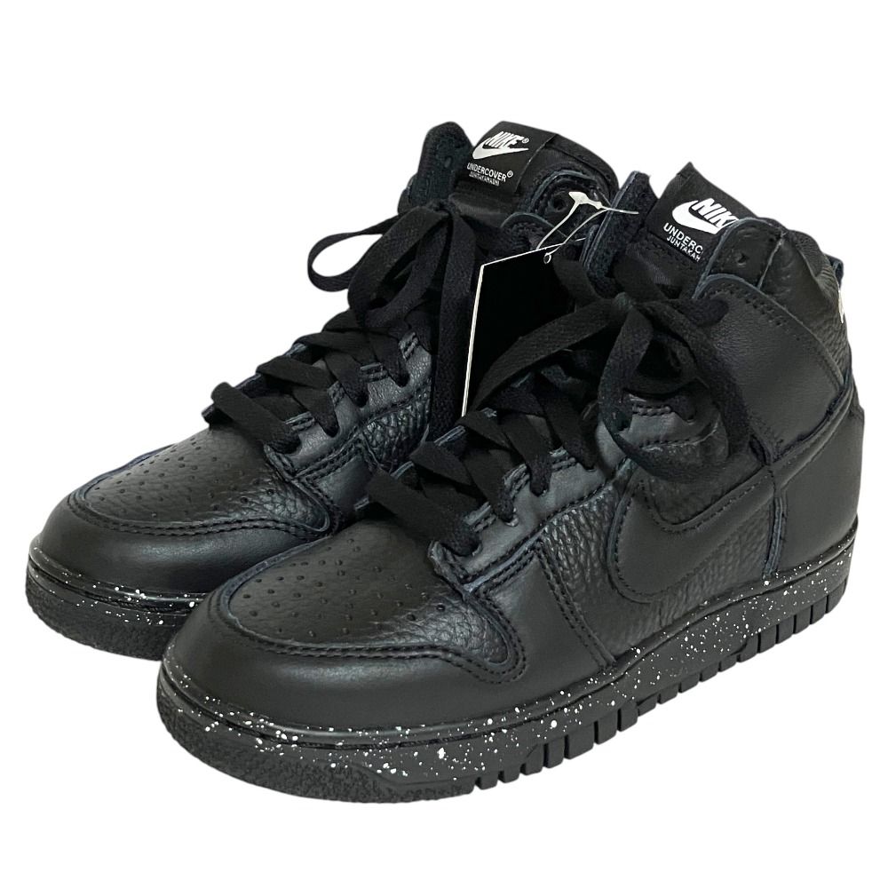 未使用 NIKE ナイキ アンダーカバー コラボ Dunk High Chaos ダンクハイ 1985/U スニーカー DQ4121-001 23cm ブラック レディース 古着 中古 USED
