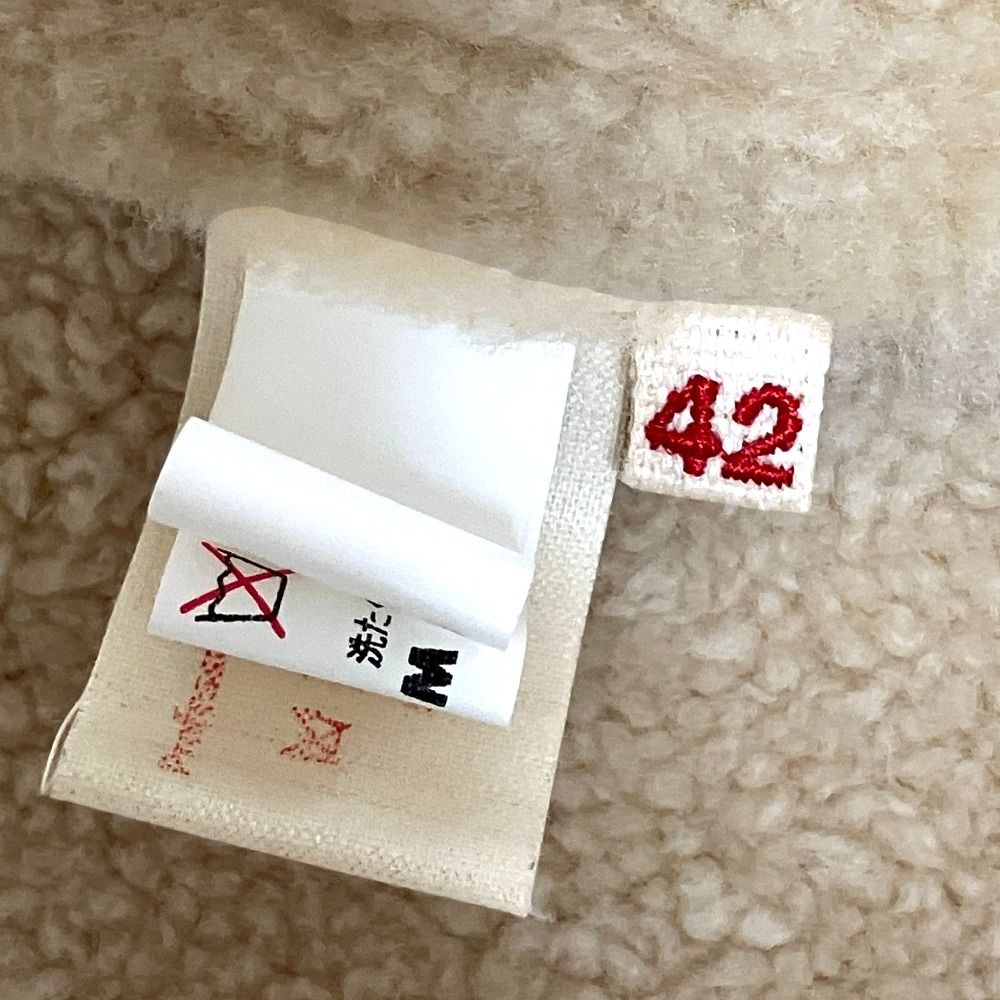 美品 MARNI マルニ ビーズ刺繍 ムートン ショートコート ジャケット