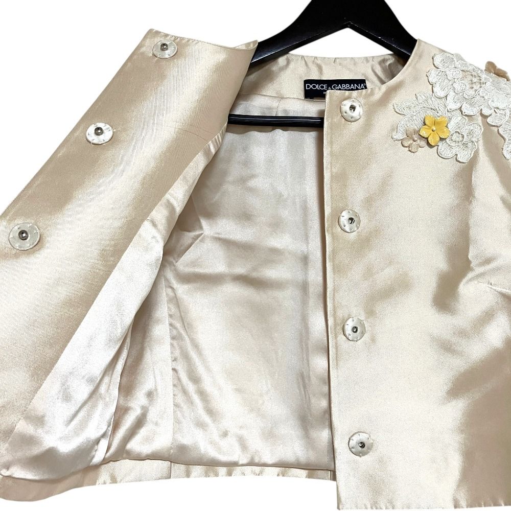 良品 DOLCE&GABBANA ドルチェ&ガッバーナ フラワーレース ショート
