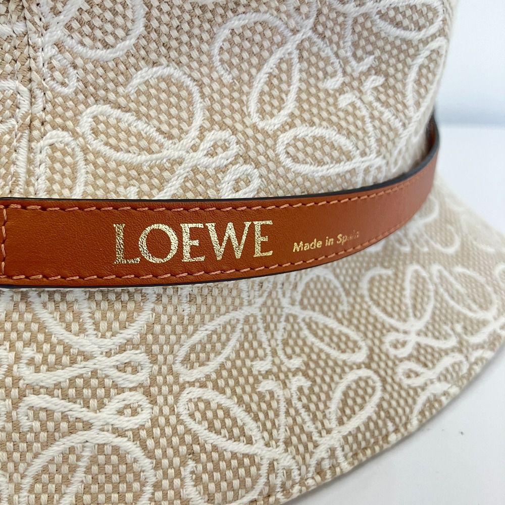 良品 LOEWE ロエベ アナグラムジャガード バケットハット K820HB1X05
