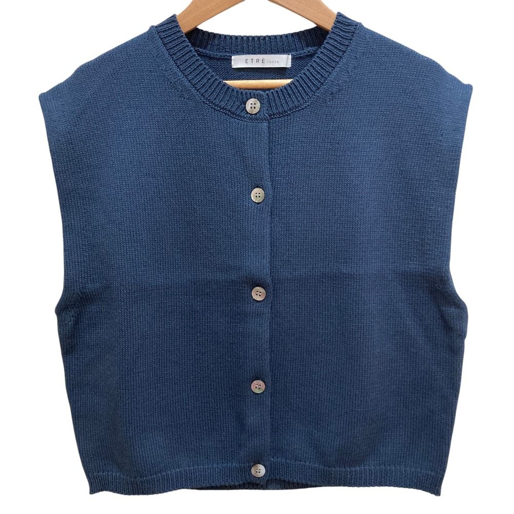 未使用 25SS ETRE TOKYO エトレトウキョウ リリヤーンスリーブレス