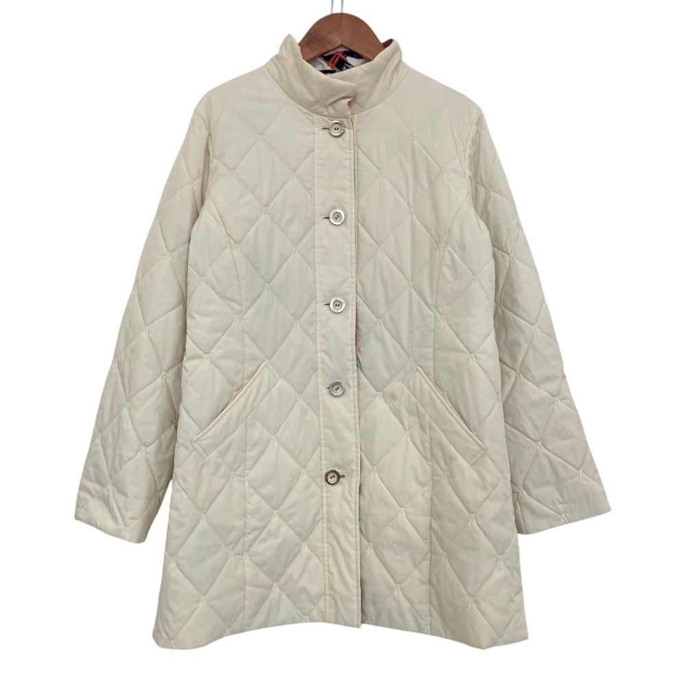 【LEONARD SPORT レオナール】スプリングコート ジャケット 40 良品 LEONARD SPORT レオナール スポーツ リバーシブル キルティング