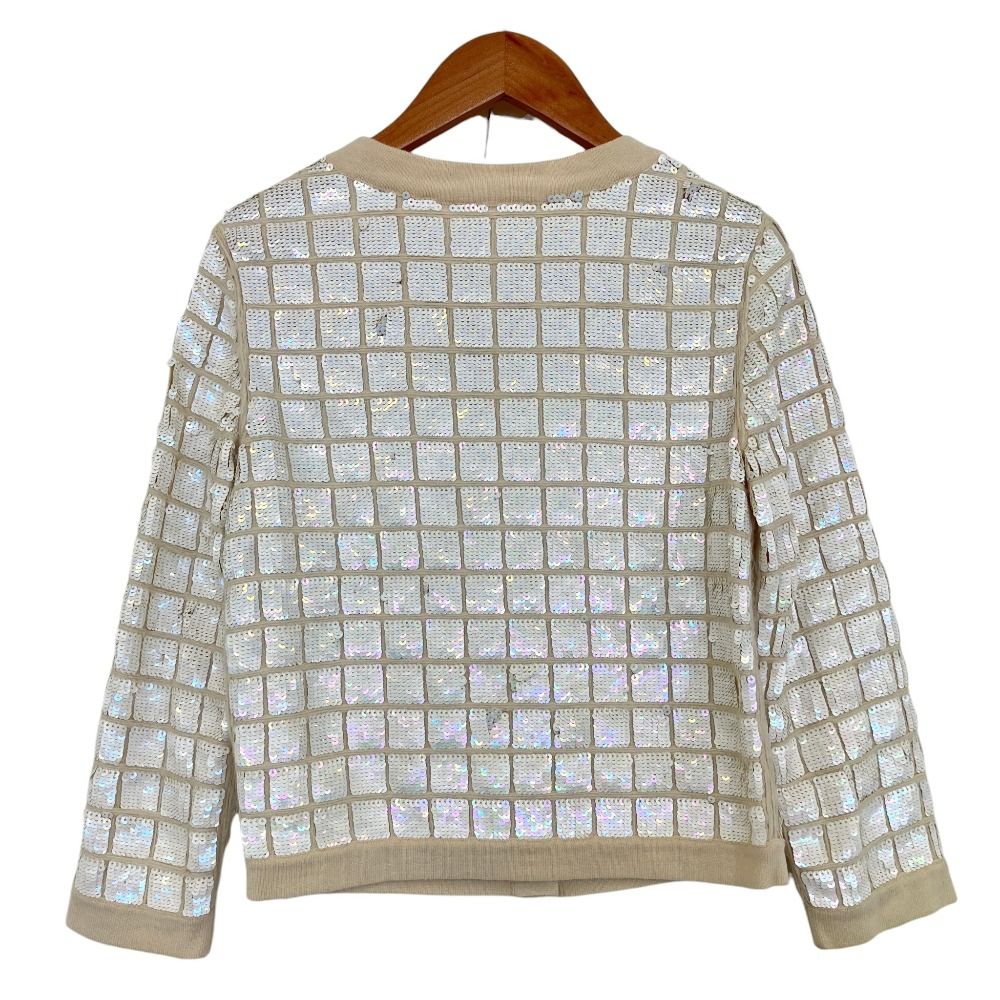 良品 08P CHANEL シャネル スパンコール チョコバー ニット