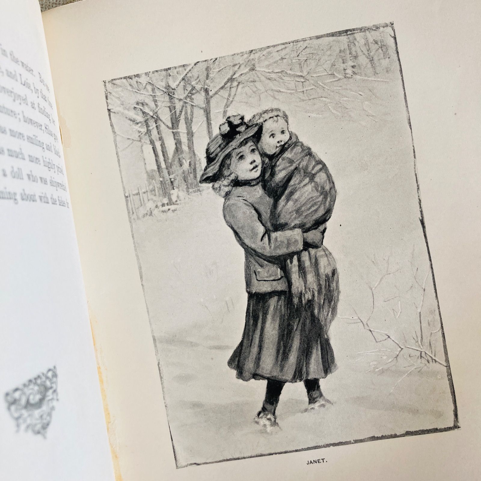 Ida Waugh 挿絵のアンティークブック Twenty Little Maidens 1893年