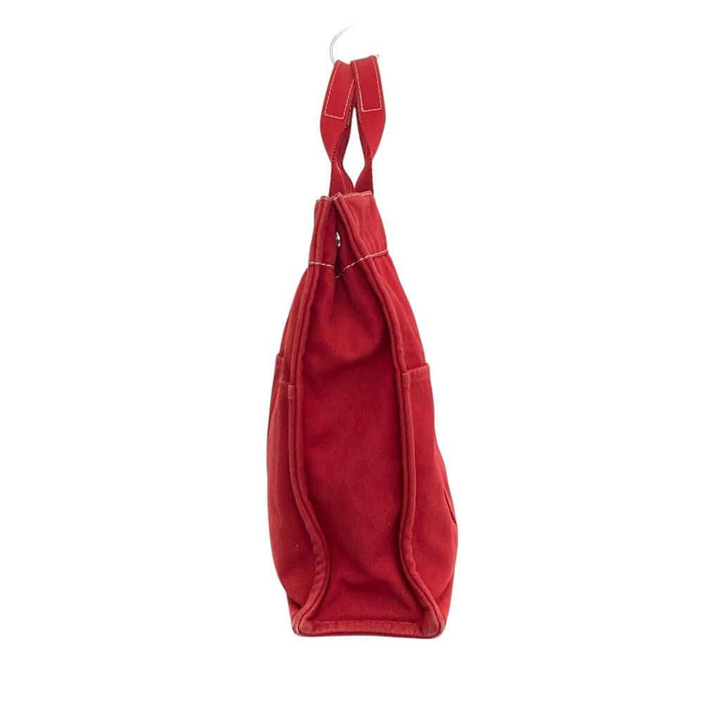 HERMES エルメス ドゥーヴィルMM トートバッグ キャンバス レッド HERMES エルメス ドーヴィルMM キャンバストートバッグ レッド