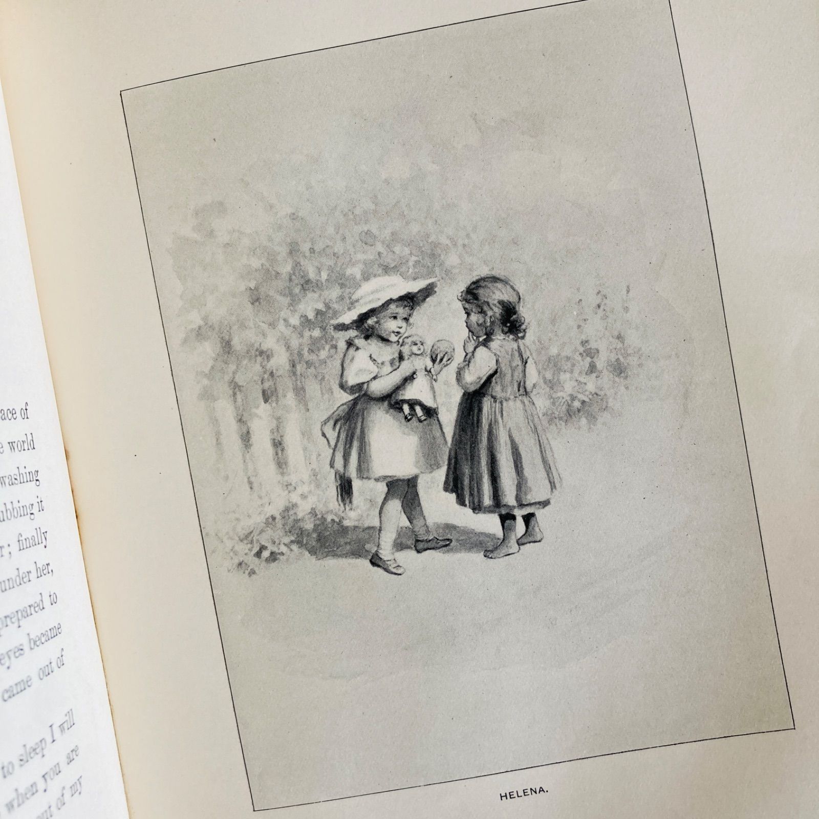 Ida Waugh 挿絵のアンティークブック Twenty Little Maidens 1893年