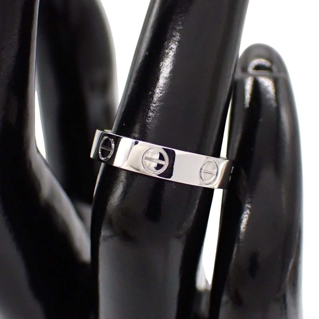新品仕上げ済 箱 Cartier カルティエ 47 ミニラブ リング 750 7号 K18