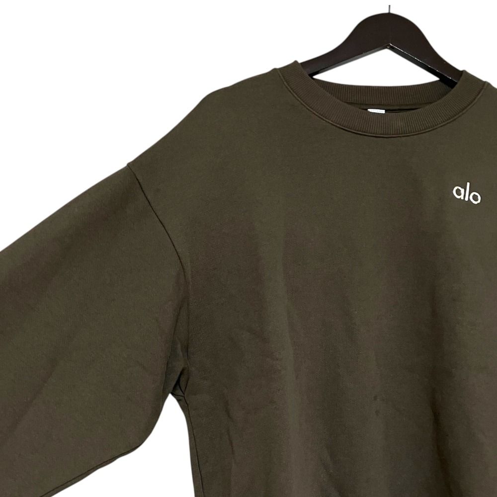 alo Yoga アローヨガ Accolade Crew Neck Pullove 裏起毛 スウェット