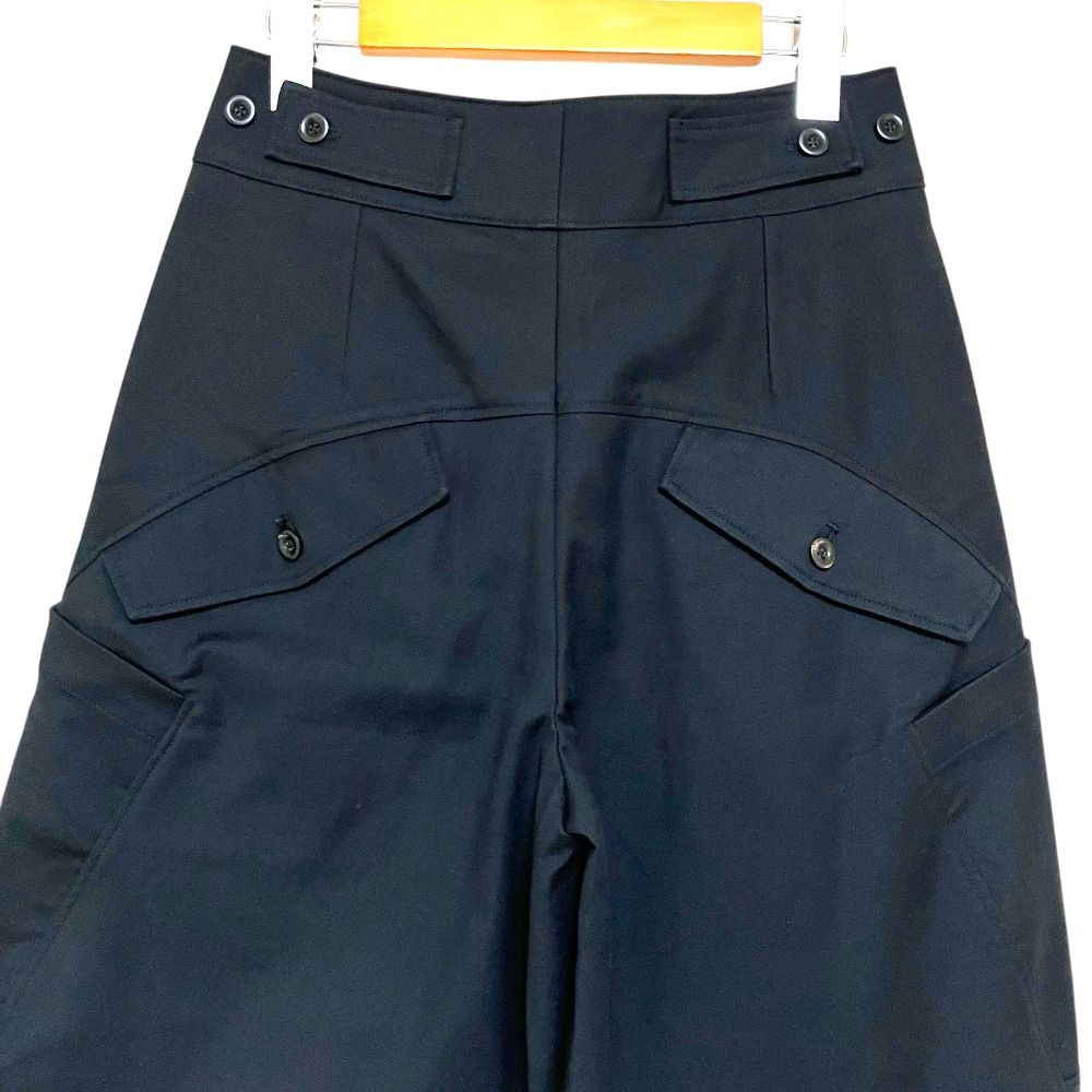 美品 Chloe クロエ テックバルーン ワイドパンツ サイズ36 ブラック