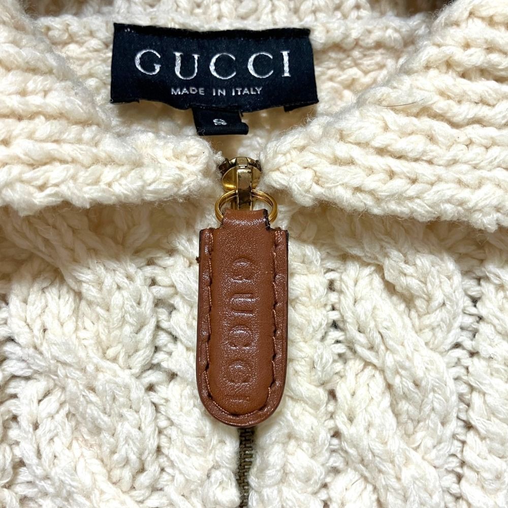 gucci 1998 トムフォード期　ジップアップショートブルゾン GUCCI グッチ トムフォード期 ショート丈 ジップアップ ケーブルニット
