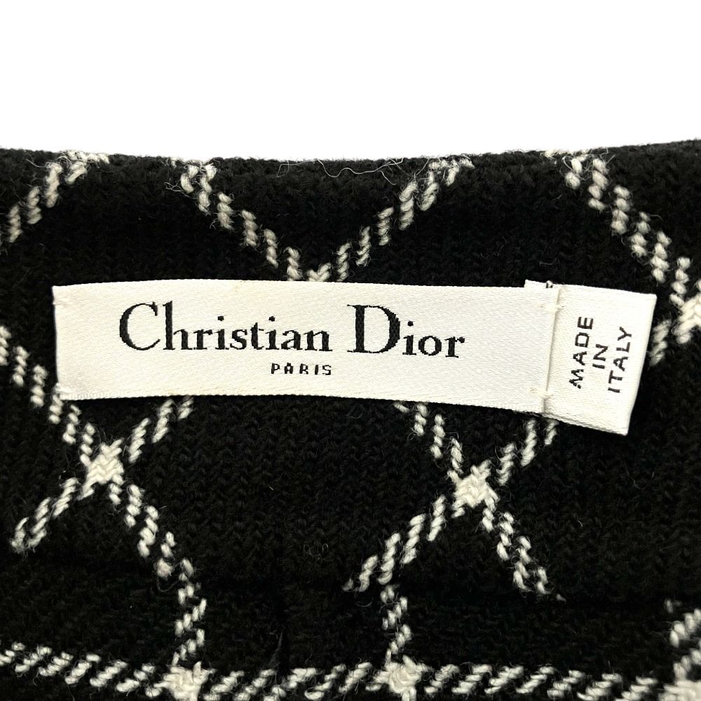 24AW Christian Dior クリスチャンディオール ロゴボタン チェック柄