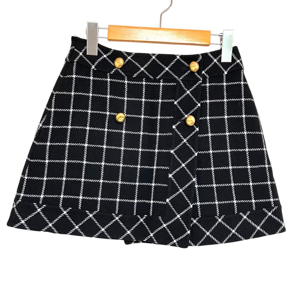 24AW Christian Dior クリスチャンディオール ロゴボタン チェック柄