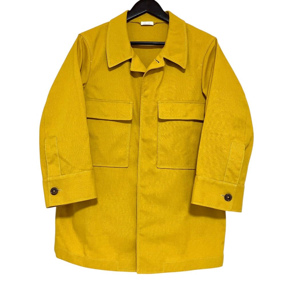 JIL SANDER ジルサンダー ジャケット イエロー 3B メッシュ 48 美品 JIL SANDER ジルサンダー 本人期 ハンティングジャケット