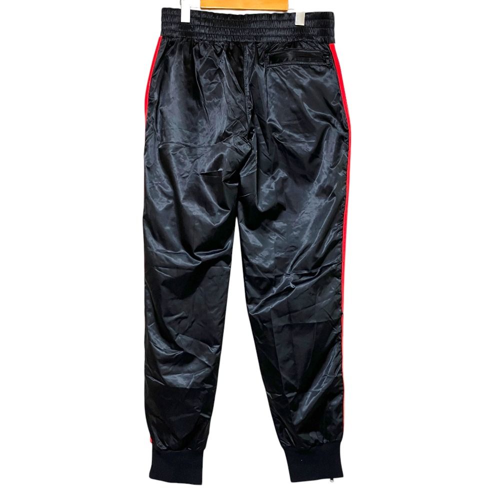美品 DOLCE&GABBANA ドルチェ&ガッバーナ サイドライン サテン イージージョガーパンツ サイズ50 ブラック メンズ 古着 中古 USED 美品 DOLCE&GABBANA ドルチェ&ガッバーナ サイドライン サテン