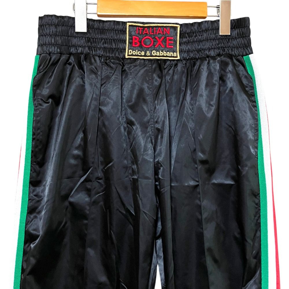 美品 DOLCE&GABBANA ドルチェ&ガッバーナ サイドライン サテン 