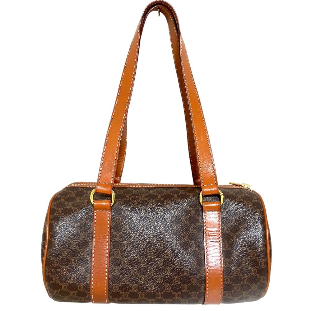 良品 CELINE セリーヌ オールド M94 マカダム柄 ミニボストンバッグ