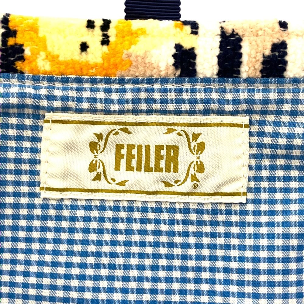 美品 FEILER フェイラー バーニーズニューヨーク アニマル柄 ライオン