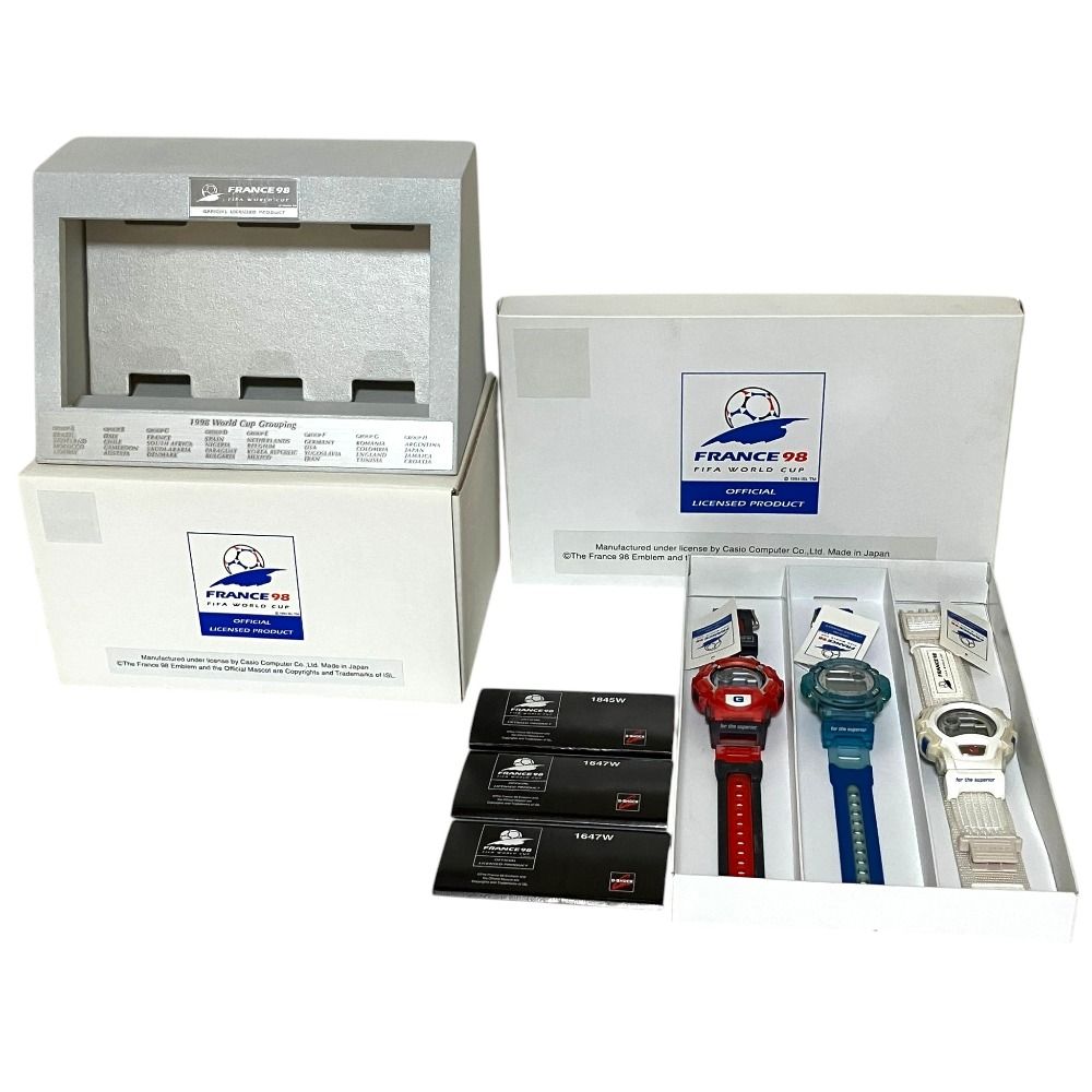 ジャンク品 CASIO G-SHOCK 98年 フランス ワールドカップ 記念モデル