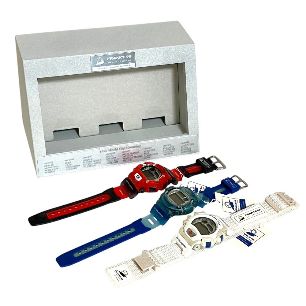 ジャンク品 CASIO G-SHOCK 98年 フランス ワールドカップ 記念モデル