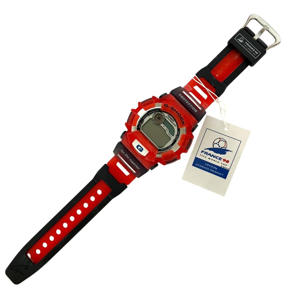 ジャンク品 CASIO G-SHOCK 98年 フランス ワールドカップ 記念モデル