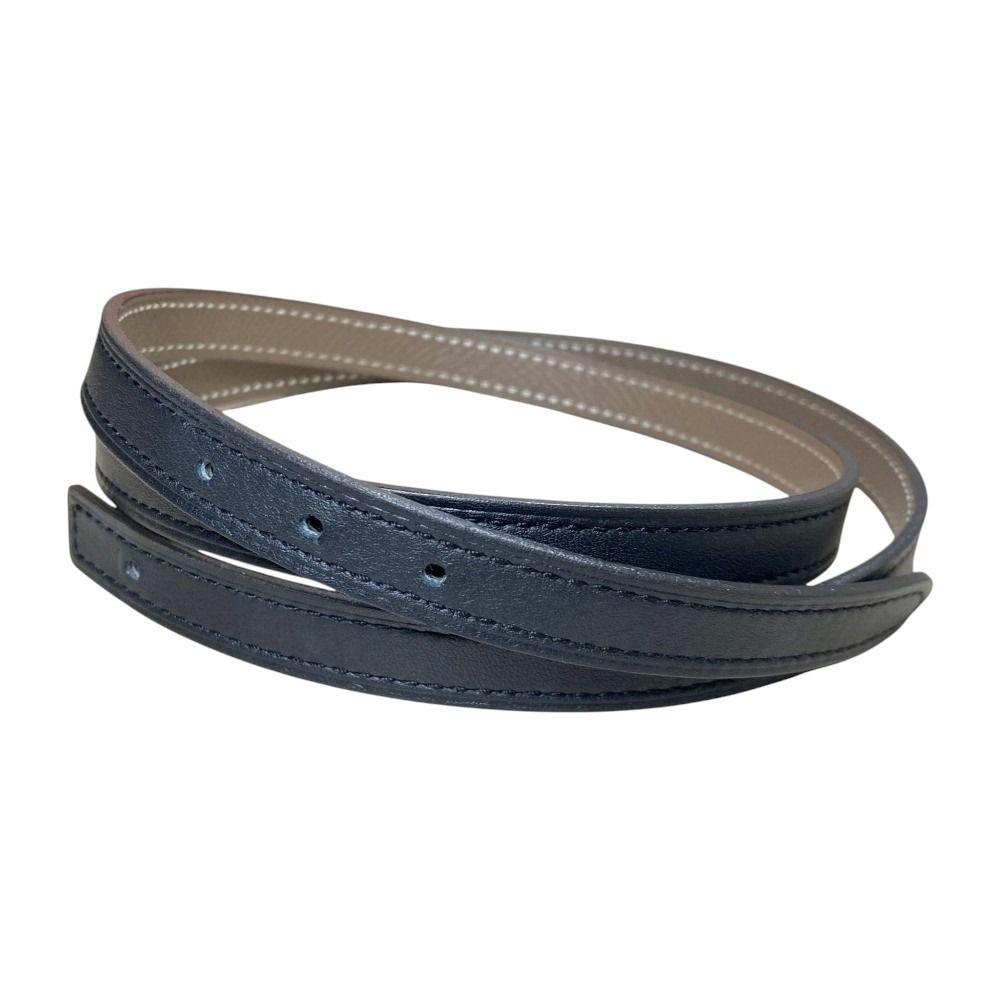 美品 HERMES エルメス リバーシブルナローベルト 13mm サイズ80 